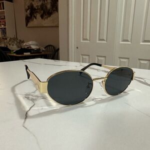 Gold and Black Sunglasses